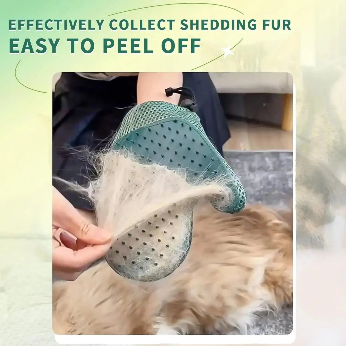 Fur-Friendly Grooming Mitt