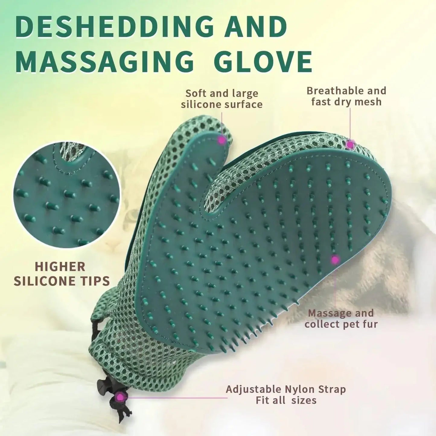 Fur-Friendly Grooming Mitt