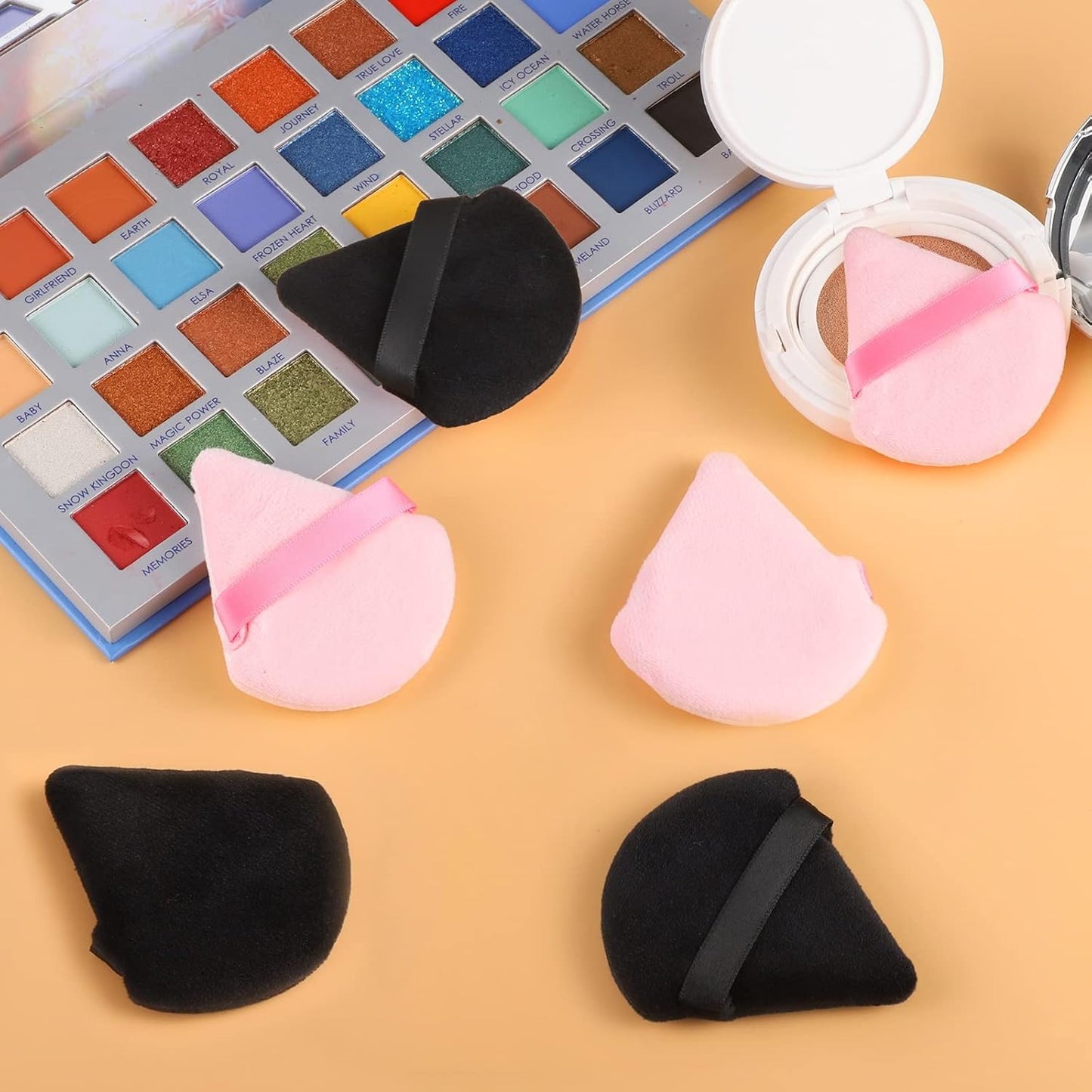 Soft Velour Makeup Puffs