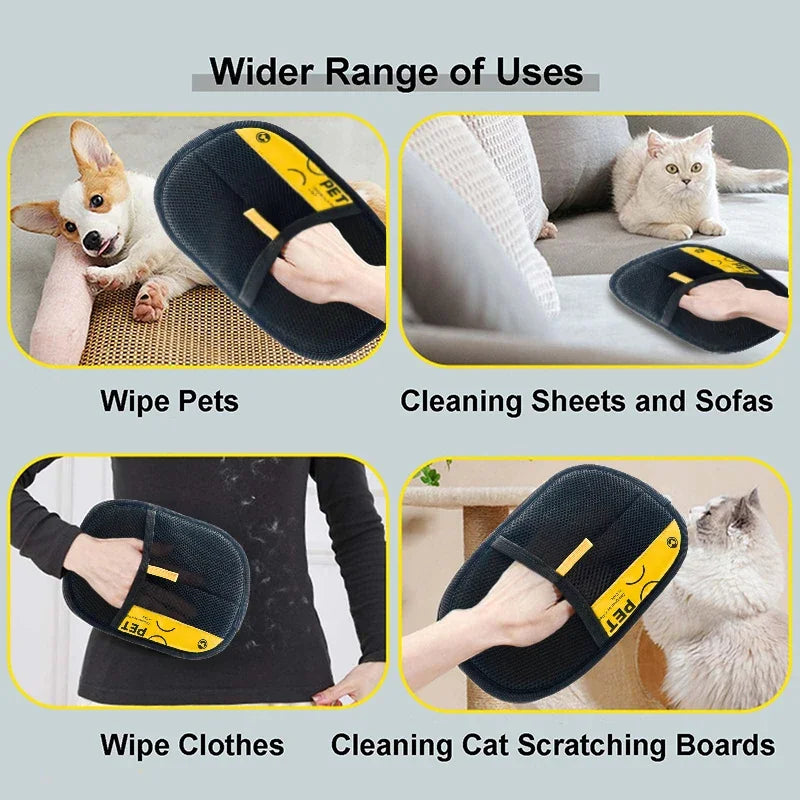 Pet-Friendly Grooming Gloves
