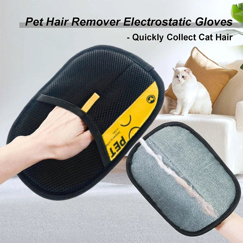 Pet-Friendly Grooming Gloves