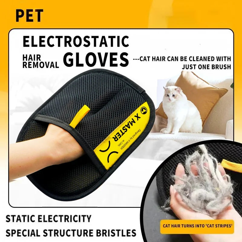 Pet-Friendly Grooming Gloves